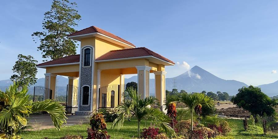 Garita de ingreso de un proyecto Buenaventura, similar a la que tendrá Buenaventura Cuyotenango